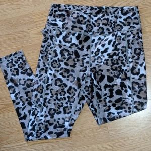 Legging leopard print full length